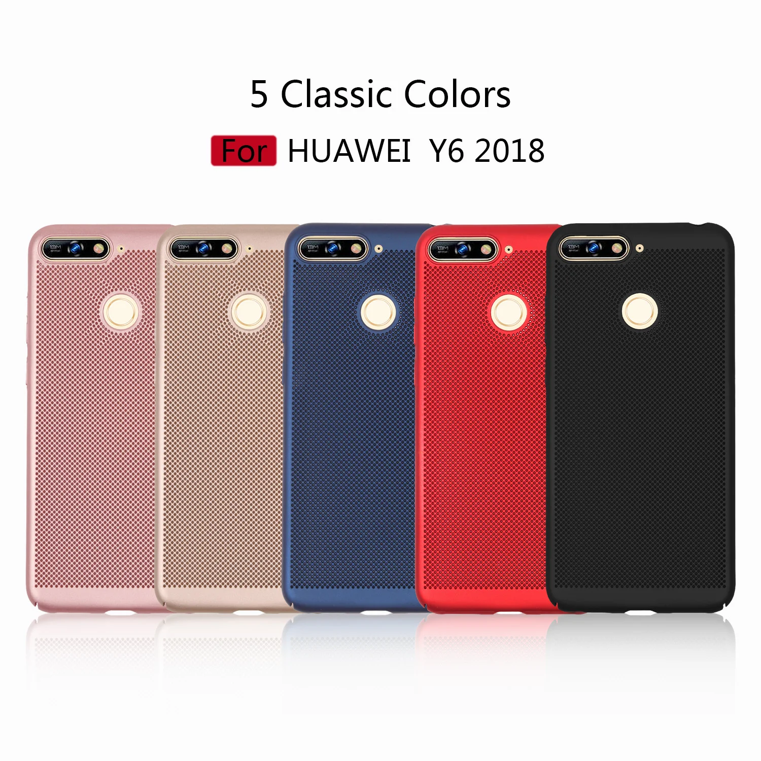 Отвод тепла Чехлы для huawei Y6 Prime 2018 Y9 Y7 Pro Y5 ii Y3 2017 Honor 7C 7x 7A 6A 10 8 9 Lite играть 6X V10 вид