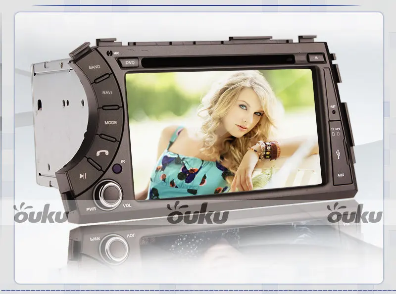 Два Din 7 Дюймов Автомобиля Dvd-плеер Для SSANGYONG/Kyron/Korando/Actyon 2005 С 3 Г Хост GPS Радио RDS BT ТВ