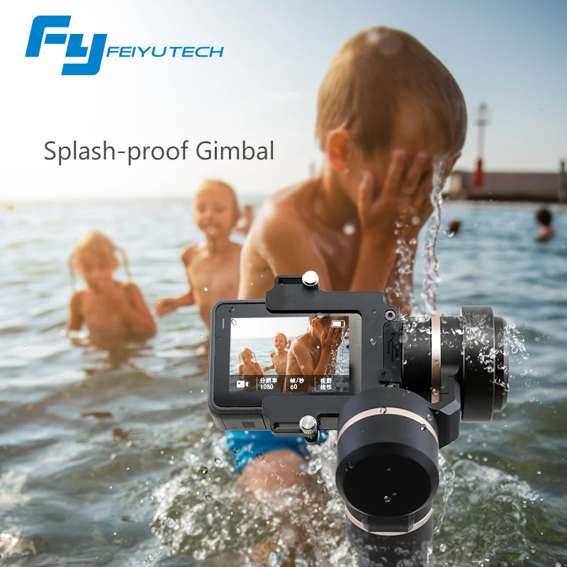 Feiyutech FY G5 Ручные стабилизаторы 3 оси Бесщеточный Стабилизатор для GoPro Hero5 5 4 Xiaomi Yi 4 К SJ AEE действие камеры брызг