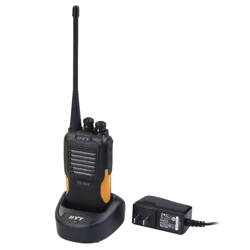 HYT TC610 woki toki 16 канальный 5 Вт портативный радио TC-610 VHF136-174MHz или UHF450-470MHz Водонепроницаемая рация