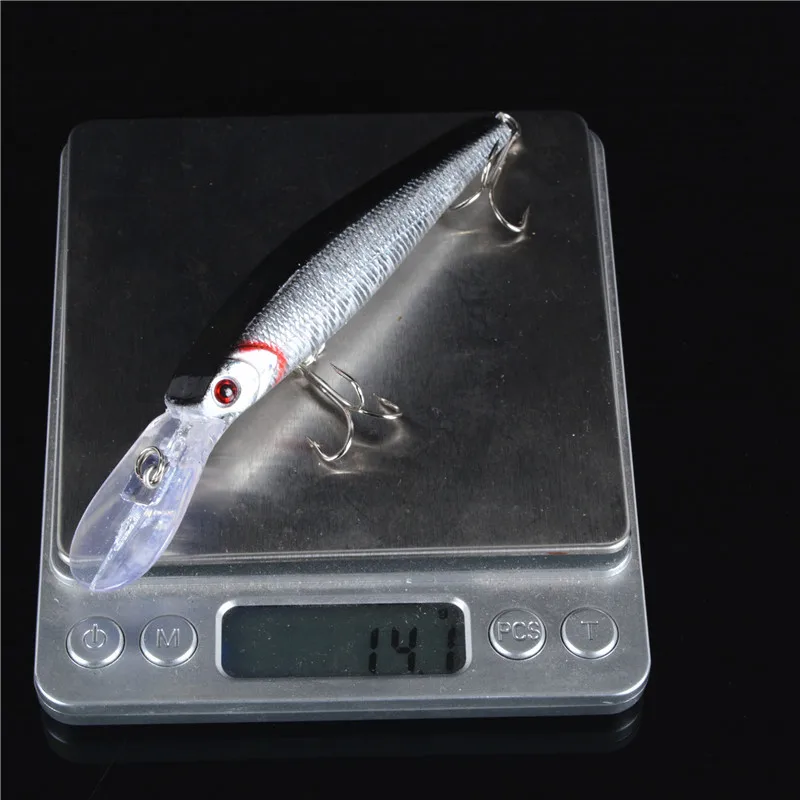 1 PCS 12.5cm 14g japan Hard Bait Laser Minnow Fishing Lure Pesca Hook Fish Wobbler Crankbait Tackle Artificial Lures FD-36