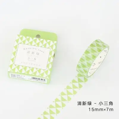 Новые однотонные ленты Васи качество канцелярские Diy Скрапбукинг Фотоальбом Школьные Инструменты Kawaii скрапбук бумажные наклейки подарок - Цвет: 2