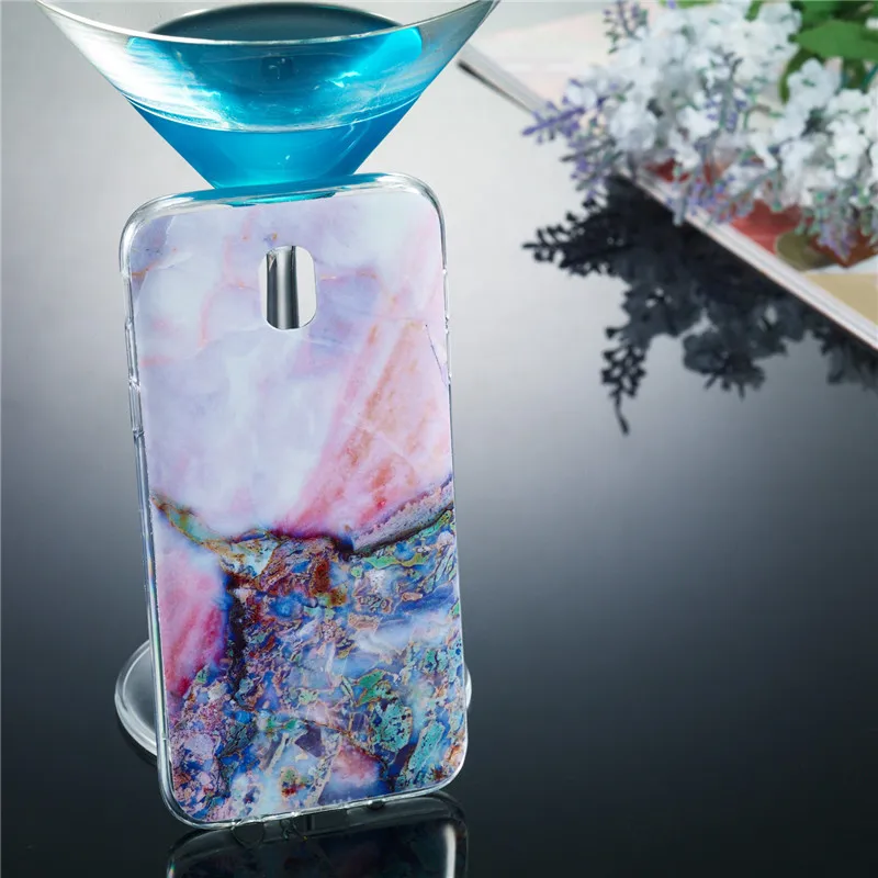 Case For Samsung Galaxy J5 2017 Soft TPU Silicone Marble Stone Pattern Slim Phone Cover J530F J530Y |