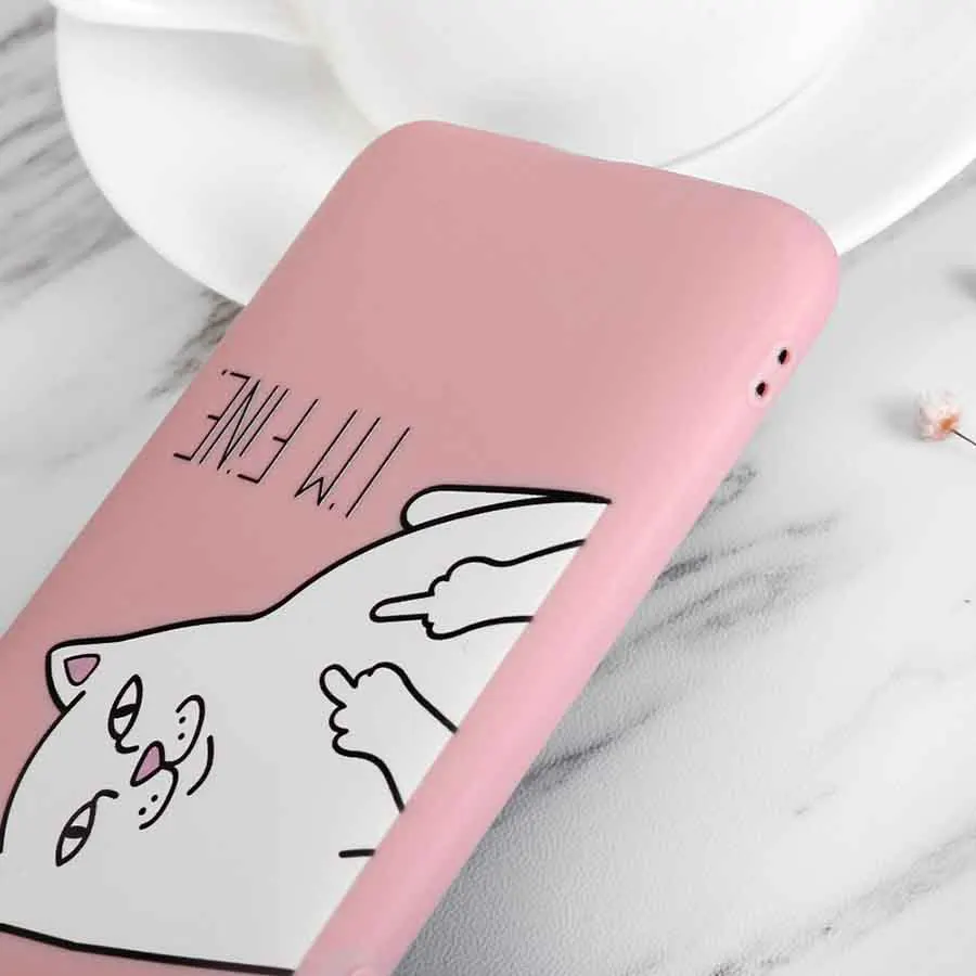 Cute Cartoon Cat Silicone Phone Case For ZTE Nubia X Z18 Z17 V18 Z17S N3 N1 lite mini S Cover Funny Coque Fundas |