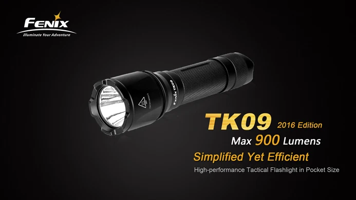 Новое поступление Fenix TK09 2016 Издание 900 люменов высокопроизводительный