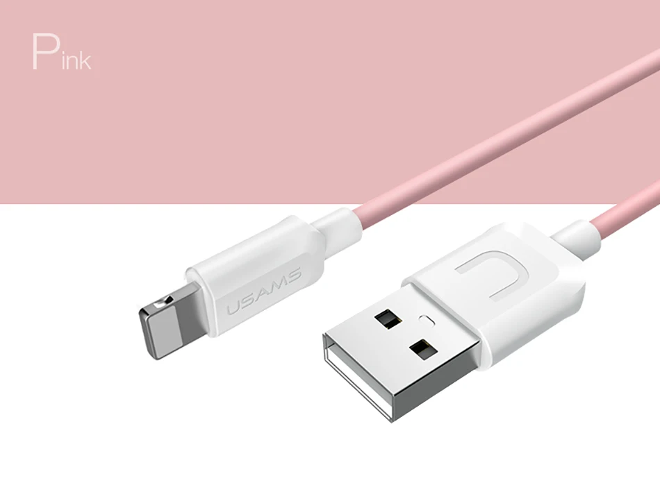 4 шт./лот USAMS USB кабель для iPhone IOS 11 10 9 2A быстрое зарядное устройство Usb кабель для зарядки для iPhone X 8 7 6 5 iPad Дата кабель синхронизации