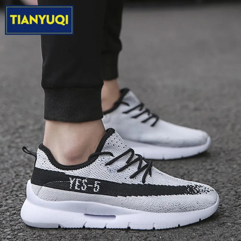TIANYUQI New Arrival Sport Shoes Men Running Lightweight Sneakers Summer Breathable Athletic Outdoor Jogging | Спорт и развлечения