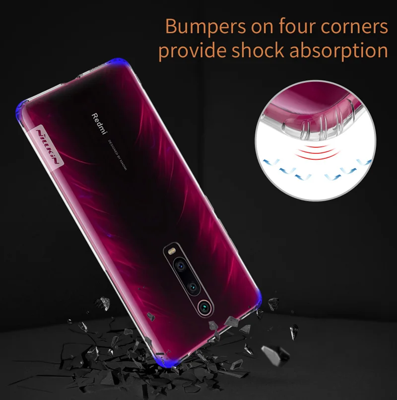 Прозрачный чехол Nillkin для Xiao mi Red mi K20 Pro mi 9T Pro из мягкого ТПУ