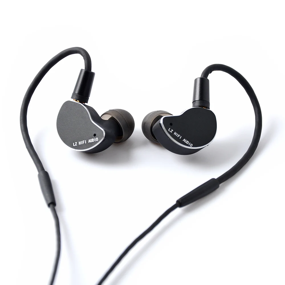 Наушники вкладыши LZ Z04A с динамическим приводом металлические наушники IEM Hi Fi