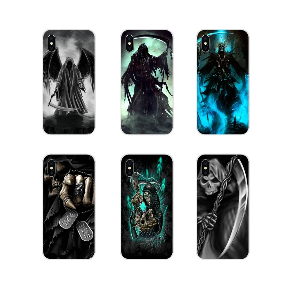 Для Motorola Moto X4 E4 E5 G5 G5S G6 Z Z2 Z3 G3 G2 C Play Plus Аксессуары чехлы для телефонов Чехлы Grim Reaper