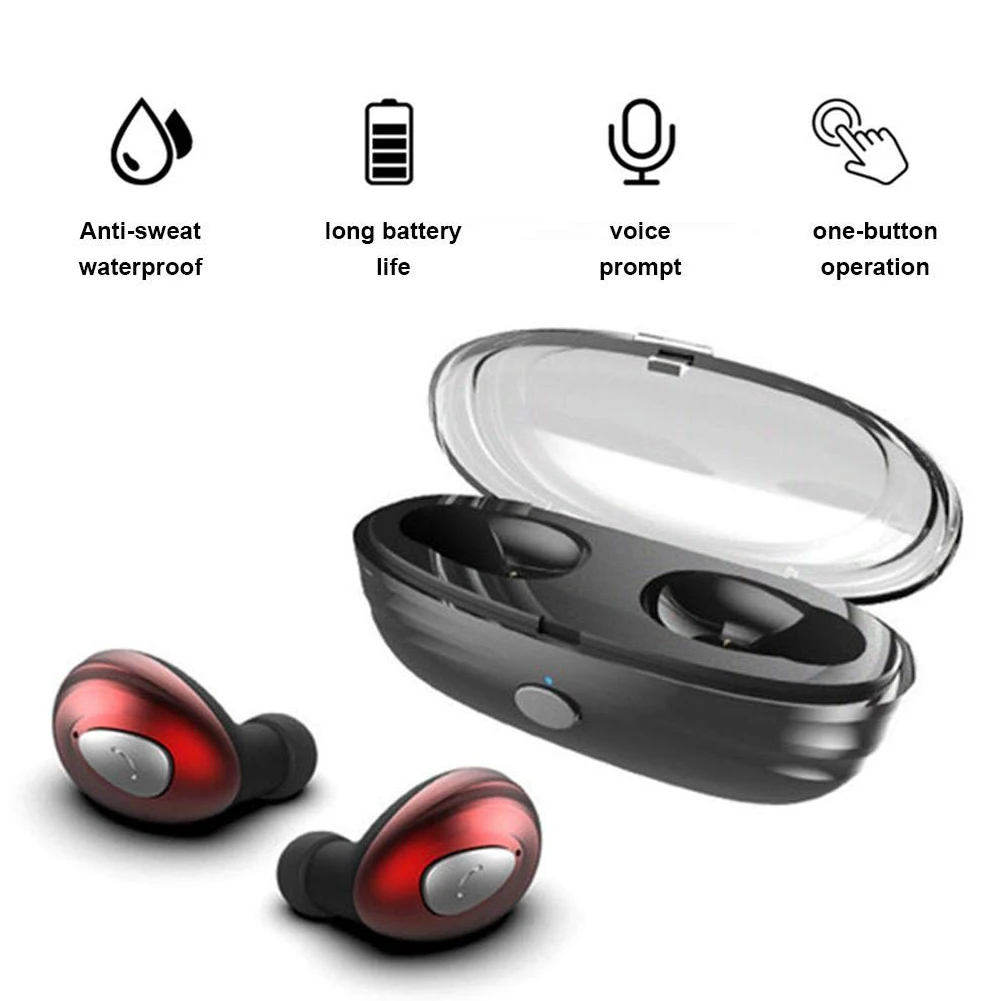 K3 TWS наушники-вкладыши Беспроводные спортивные bluetooth-наушники мини-наушник 3D стерео наушники HIFI Водонепроницаемая гарнитура для IOS Android телефонов