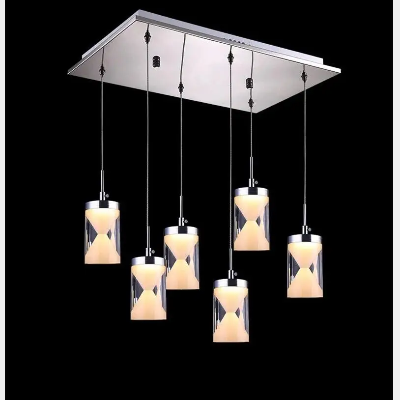 Современная светодиодная потолочная лампа мощные люстры с воронкой для гостиной