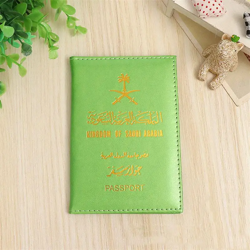 Green Чехол для паспорта в Саудовской Аравии, защитный чехол для паспорта в деловом стиле, чехол для документов в саудовской аравии - Цвет: Green