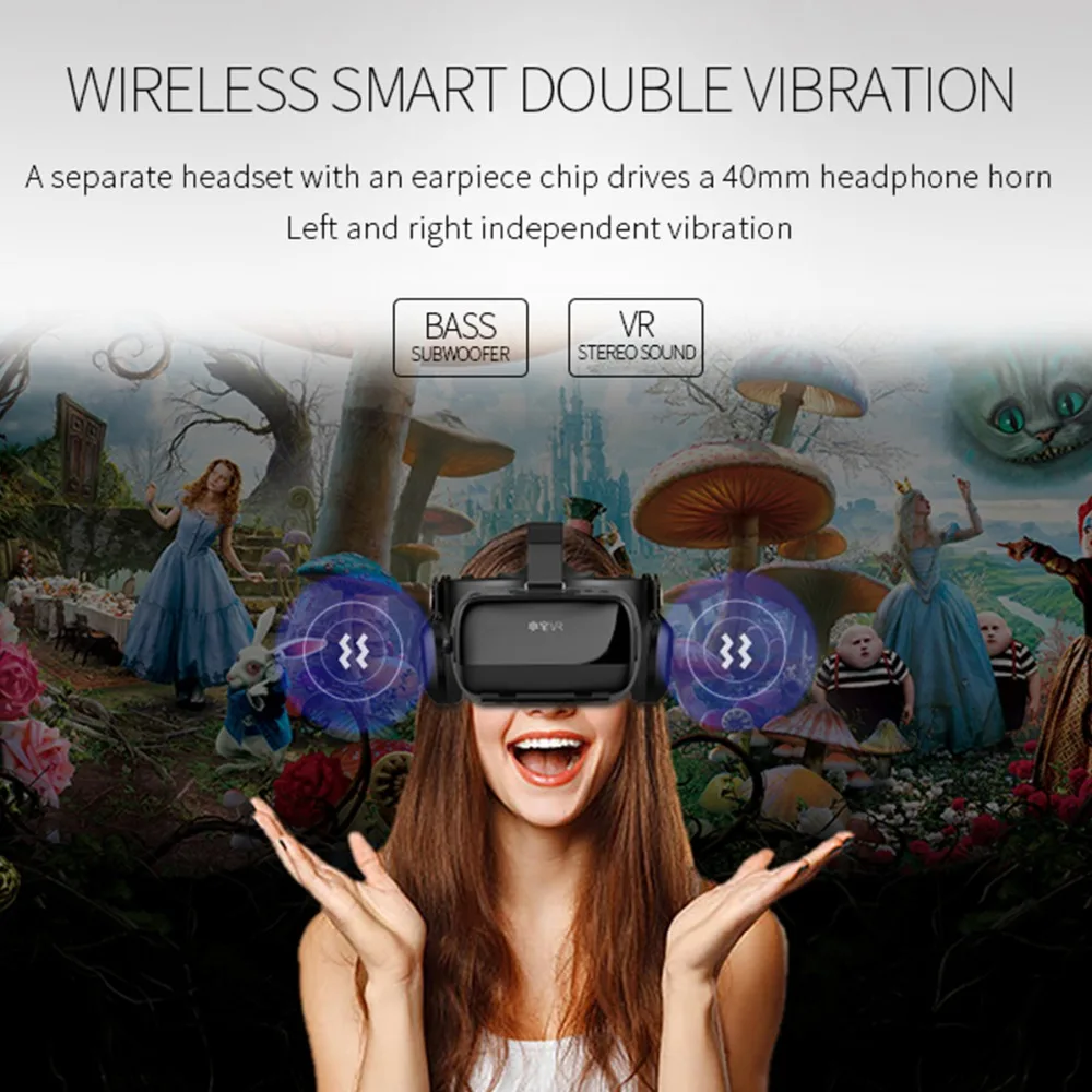 BOBOVR Z5 беспроводная версия Bluetooth 120 FOV VR Очки виртуальной реальности удаленный 3D
