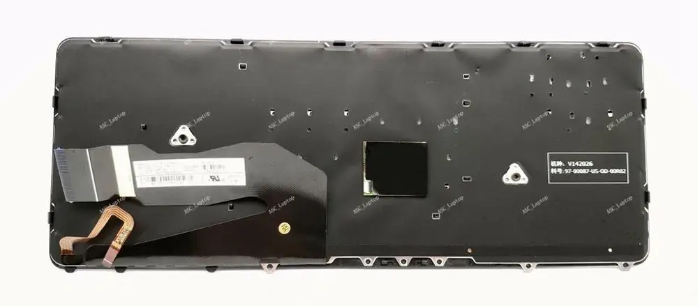 Новая HU Венгерская Клавиатура для ноутбука HP Zbook 14/14 G2/15u G2 серебряная рамка черная