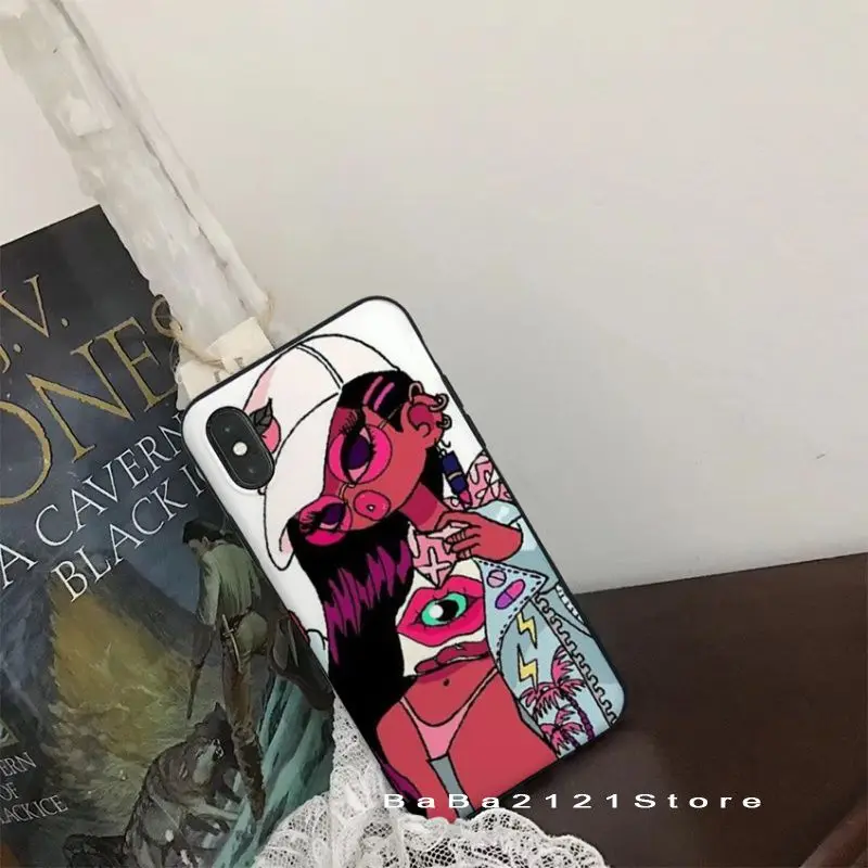 Крутой милый мультяшный чехол Babaite POPPIN для телефона iPhone 8 7 6 6S Plus X Xs Xr XsMax 5 5S SE 5C Cover11