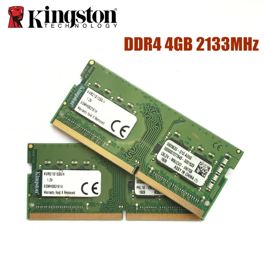 Kingston DDR4 4G оперативная память для ноутбука 4 Гб PC4 2133 оригинальная 100% бесплатная