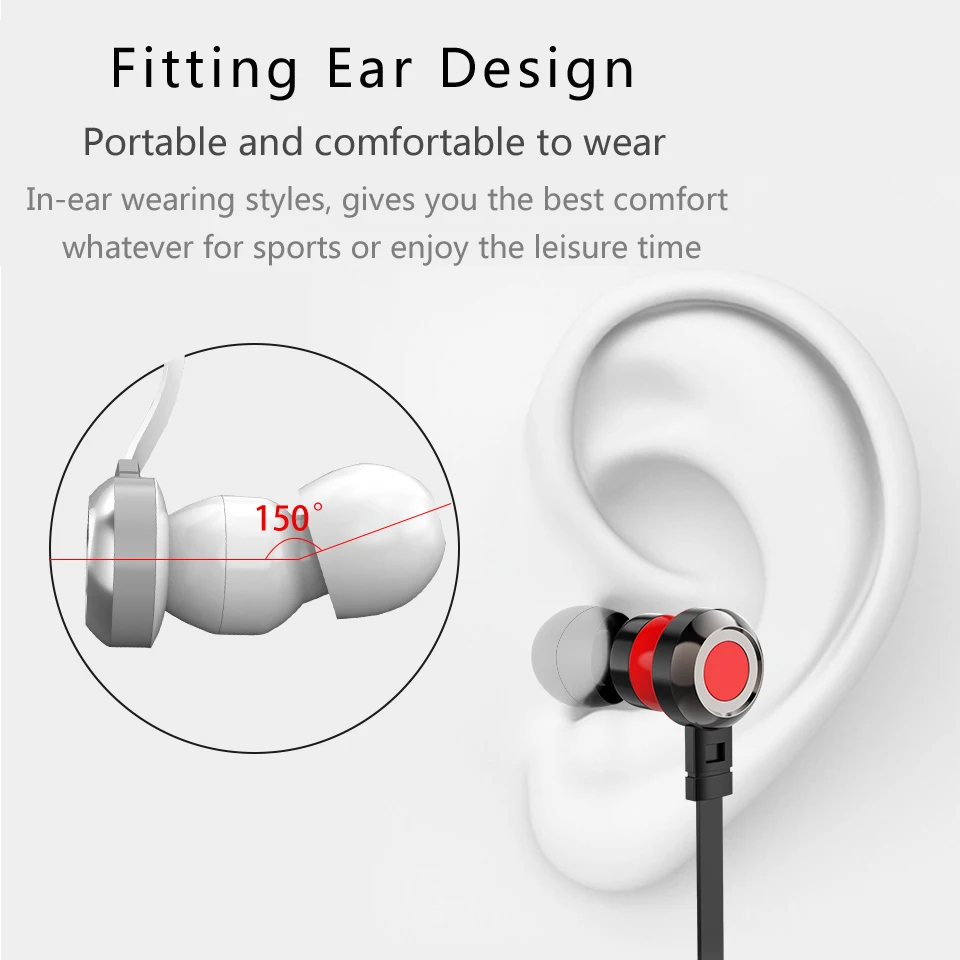 MUSTTRUE HD Hifi наушники вкладыши спортивные стерео с микрофоном разъем Проводная