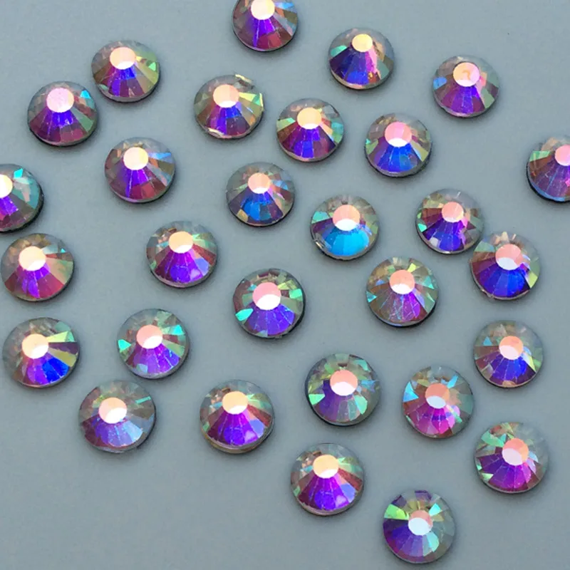 45 шт. образцы высокого качества SS30 прозрачные AB исправление 6 5 мм стразы с плоской