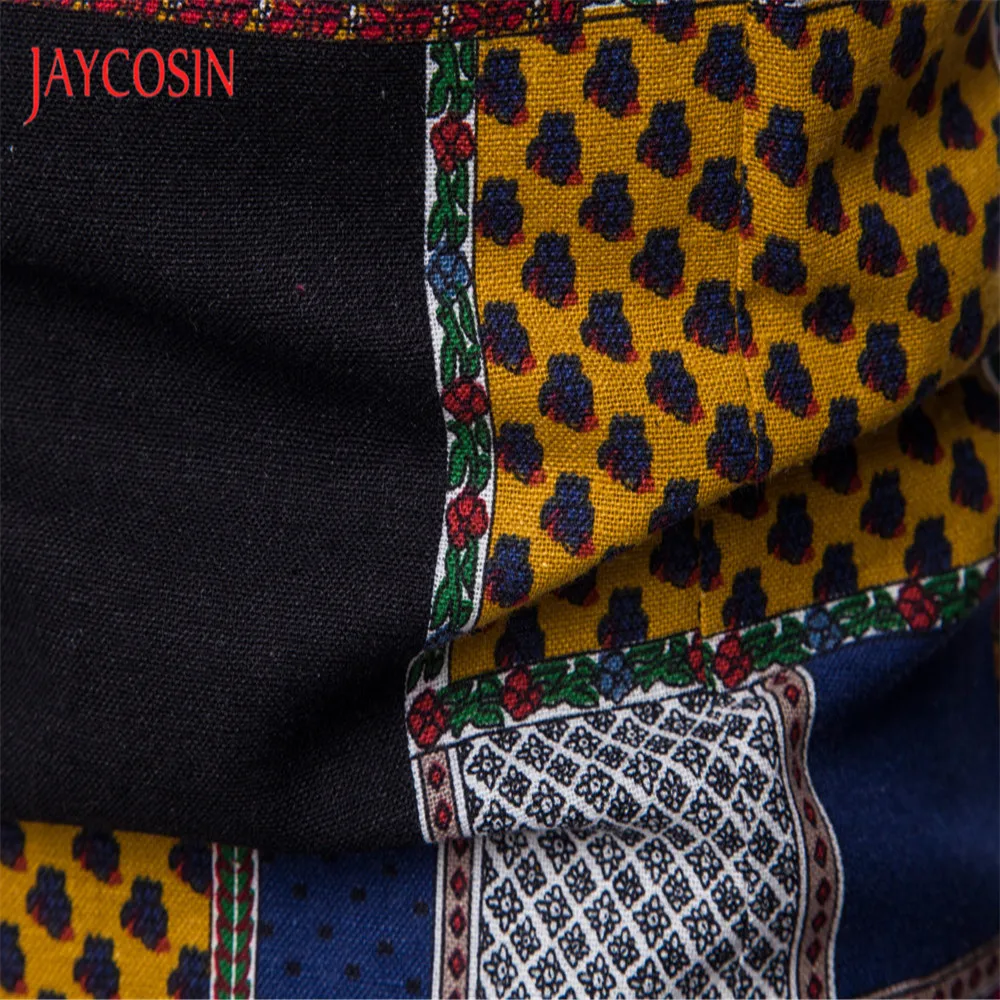 Jaycosin одежда мужские рубашки с длинным рукавом Весна Лето Бизнес Slim Fit рубашка