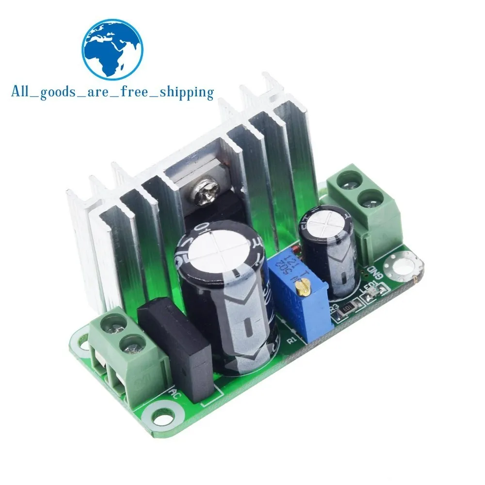 LM317 Module A LM317T DC-DC Регулируемый преобразователь понижающий модуль печатной платы линейный регулятор питания с выпрямительным фильтром - Цвет: LM317 Module A