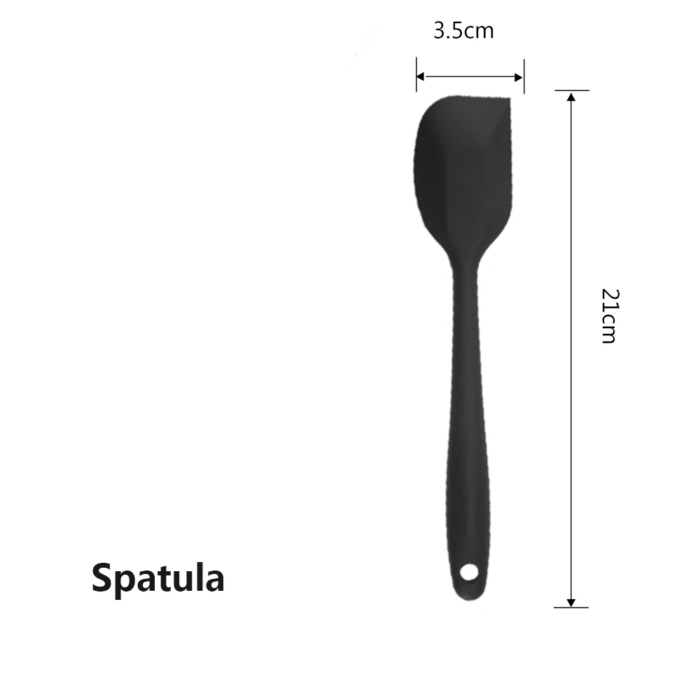 Spatula Силиконовая пищевая лопатка Тернер щетка для выпечки приспособление для взбивания яиц лопатка-скребок силиконовые кухонные принадлежности Инструменты для приготовления пищи - Цвет: Spatula
