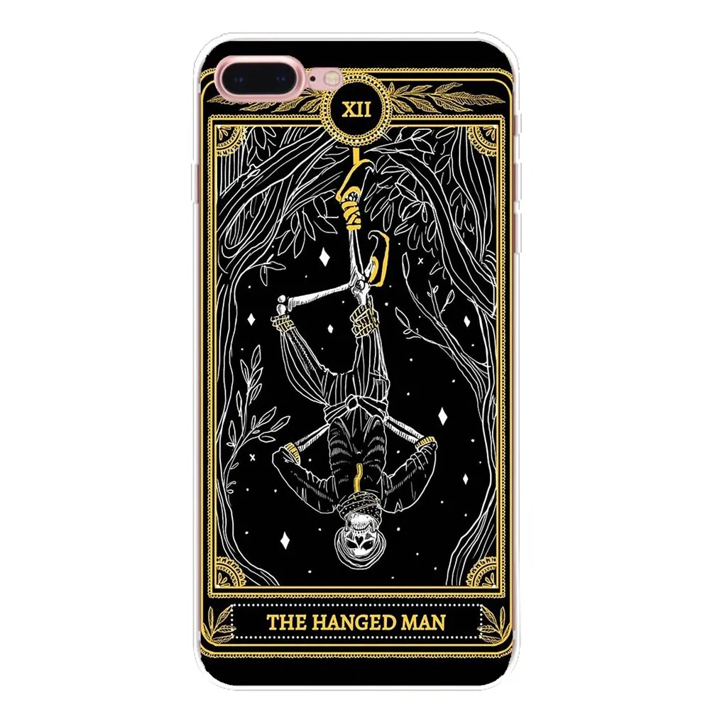 For Xiaomi Redmi 4 3 3S Pro Mi3 Mi4 Mi4i Mi4C Mi5 Mi5S Mi Max Note 2 Soft TPU Phone Cover cool card black The Marigold Tarot |