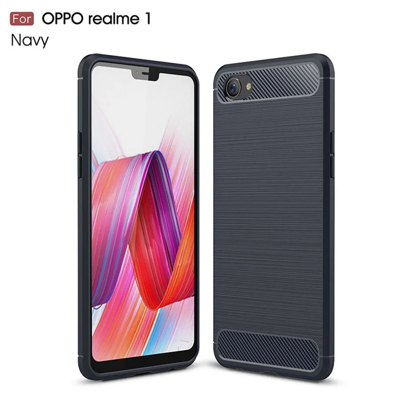 1 шт. Роскошные Чехлы для мобильных телефонов OPPO Realme1 силиконовый защитный
