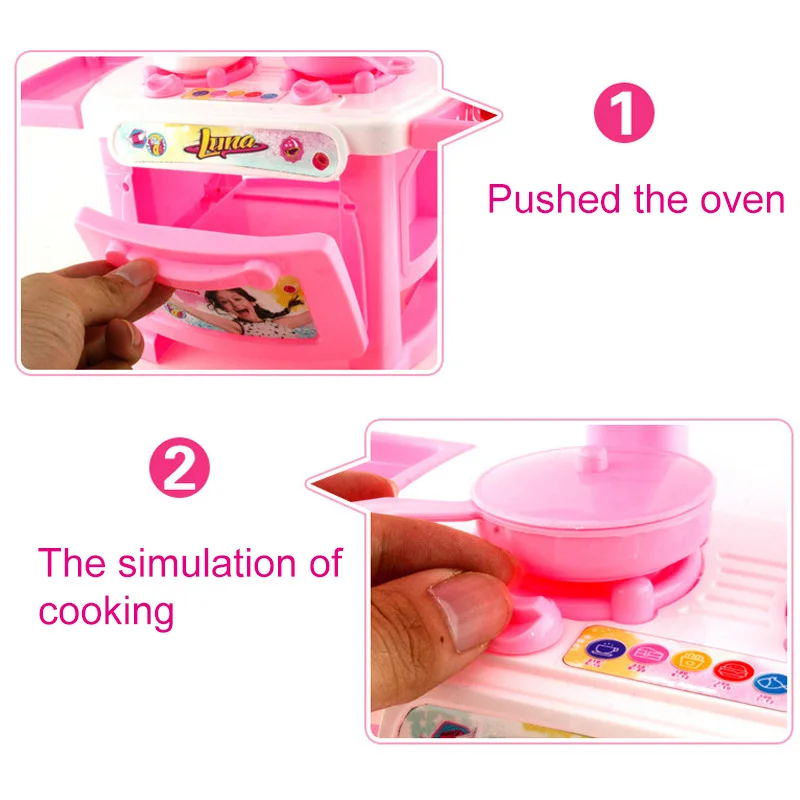 

32 Pcs Kids Kitchen Toys Cooking Pretend Play Funny Play House Miniature Toy Set For Chirdren Girls Boys Gift