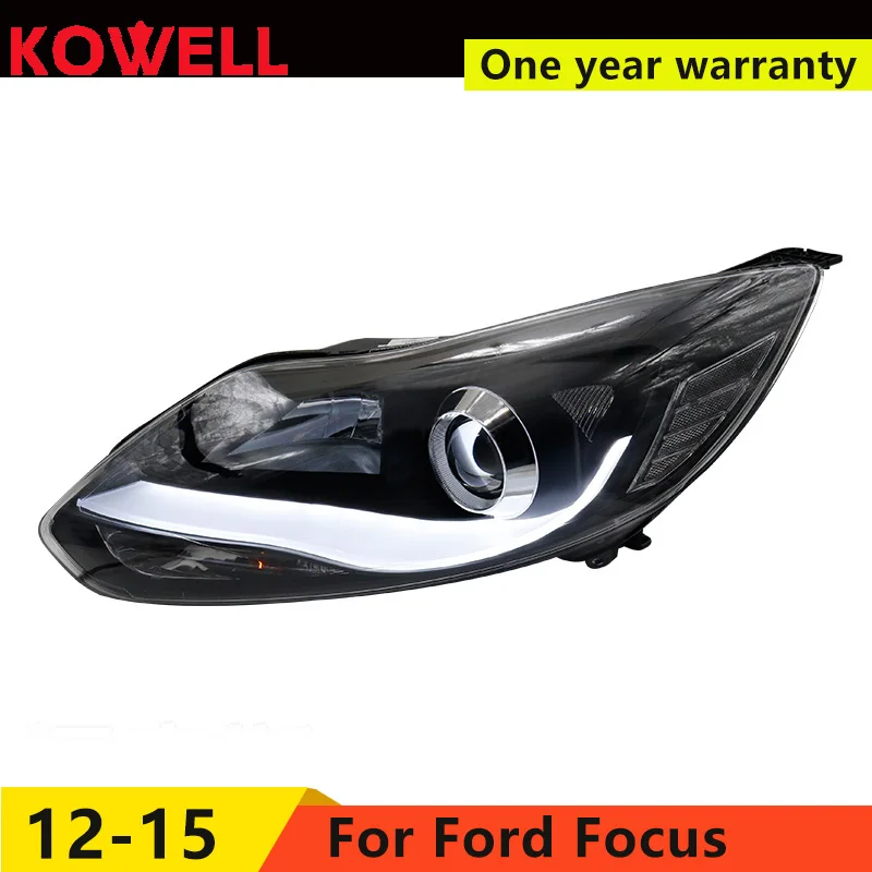 Автомобильный Стайлинг KOWELL для Ford Focus фары 2012 2013 2014 Передняя Светодиодная лампа DRL