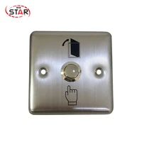 5pcslot access control metal button opening exit push button door push switch use in door access control system