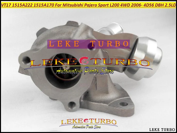 Турбокомпрессор Turbo VT17 1515A222 для Mitsubishi Pajero Sport L200 DC 2006 2014 двигатель 4D56 DBH DIE 5VX 2.5L