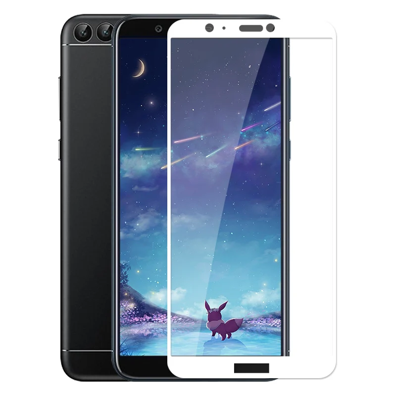 3D 9 H полная изогнутая Защитная пленка для экрана huawei P Smart 0 3 мм ультратонкая