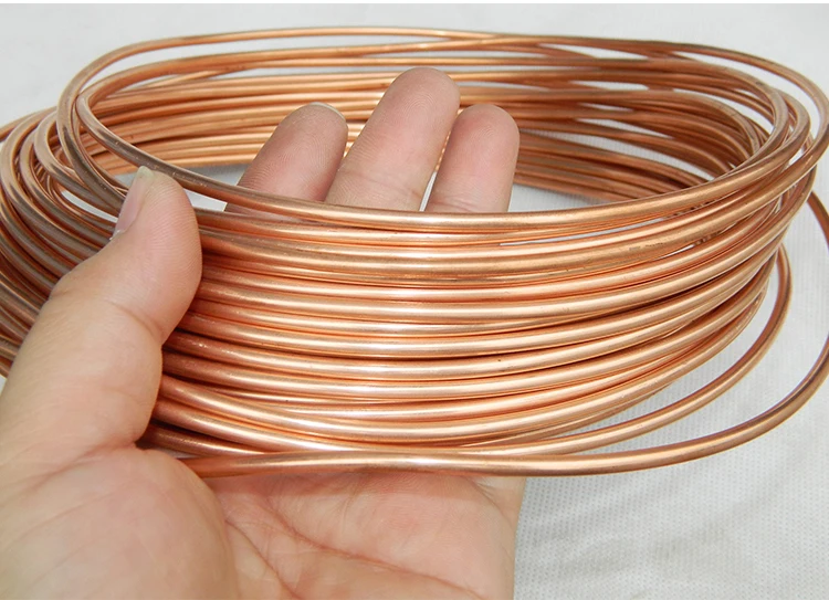 1M 3.5mm Dia Copper Tone Refrigeration Capillary Pipe Tubing Coil refrigeration for equipment plumbing hardware | Электронные
