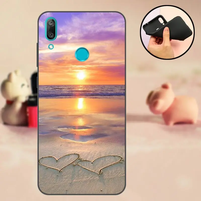 Для huawei Y7 чехол TPU задняя крышка для huawei Y7 Prime бампер силиконовый черный для huawei Y 7 Prime Y7Prime чехол сумка - Цвет: HYX