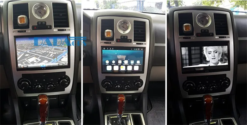 9 дюймов Android 7,1 автомобильный радиоприемник комплект с gps-навигатором для Chrysler 300C Jeep Dodge 2000- автомобильный стерео без DVD плеер мультимедиа