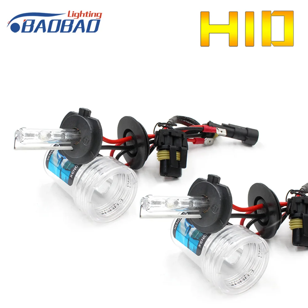 Автомобильная HID ксеноновая лампа BAOBAO 12 В постоянного тока 2 шт. 35 Вт 4300 К 6000 фара H1