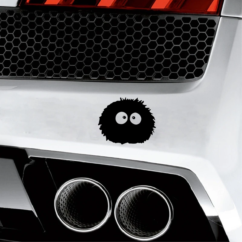 

Симпатичные виниловые наклейки Soot Sprites Мой сосед Тоторо Ghibli Dust Bunny стикер для ноутбука Apple Macbook Pro / Air Decor