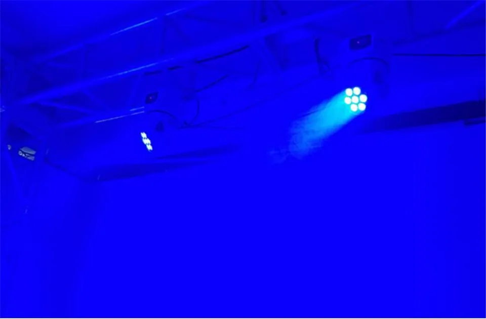 Светодиодный моющийся прожектор с движущейся головкой 7x12 Вт rgbw 4 в 1 Led luci dmx 9/14 canali