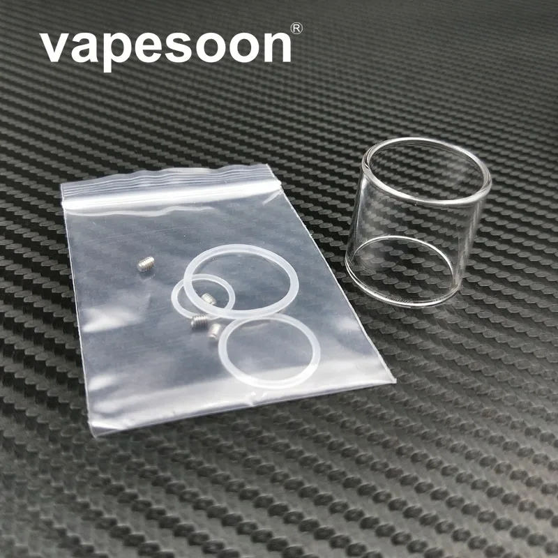 3 шт. оригинальных заменяемых стеклянных трубок Pyrex с уплотнительным O-кольцом для бака Reload RTA 24 мм.