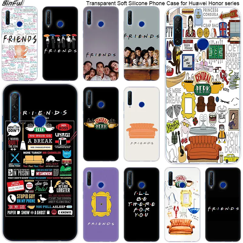 Мягкий силиконовый чехол для телефона Hot Friends Together для huawei Honor 20 20i 10 9 8 Lite 8X 8C 8A 8S 7S 7A Pro View 20 Модный чехол