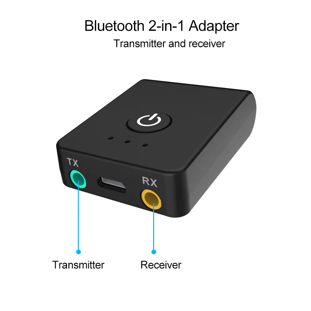 LEORY 2 в 1 беспроводной bluetooth передатчик Профессиональный 4 стерео аудио