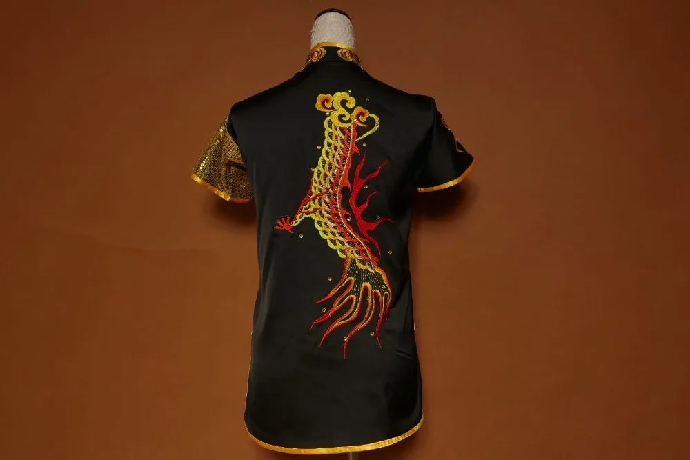 Wushu taichi одежда тайцзи changquan Униформа боевые искусства соревнования вышитые