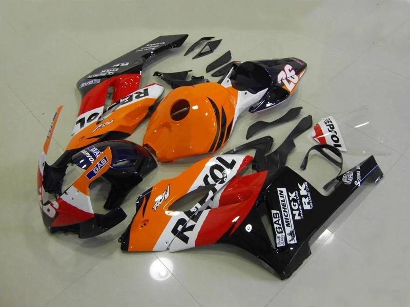 Литьевая форма обтекатель комплект для CBR1000RR 04 05 CBR 1000RR 1000 2004 2005 Топ оранжевый