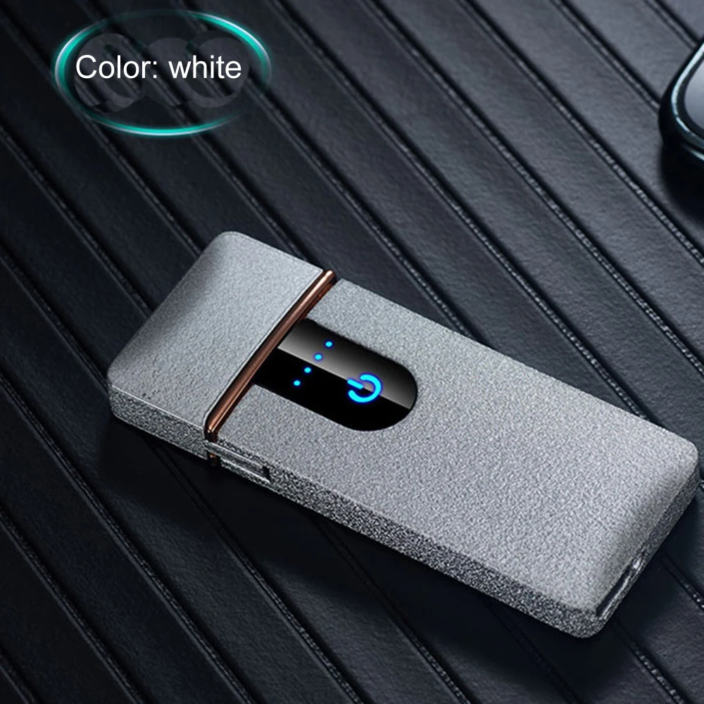 1 шт. сенсорный переключатель Turbo USB зарядка Зажигалка сигареты для курения сигареты Электронная зажигалка хороший подарок