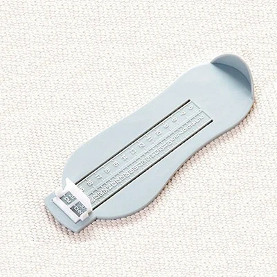 Light Blue Измерительный прибор для детской стопы, Детские стельки для обуви, измерительный размер, линейки для детской обуви, стопомер для ухода за ребенком - Цвет: Light Blue