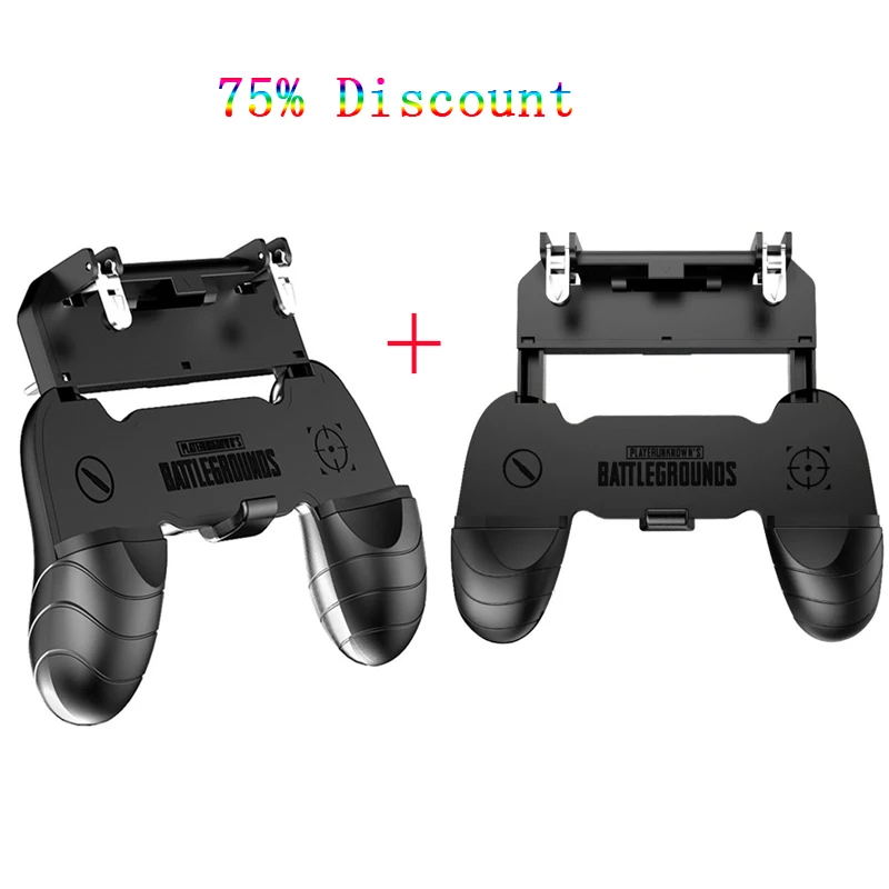 2pcs 2 шт. W18 игровой триггер для смартфона для PUBG мобильного геймпада Кнопка огня Aim Key Shooter ручка контроллер игровой коврик джойстик - Цвет: 2pcs