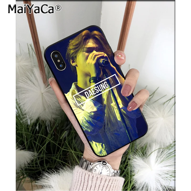Мягкий силиконовый чехол для телефона MaiYaCa Boy Team Bigbang из ТПУ iPhone 5 5Sx 6 7 7plus 8 8Plus X XS MAX