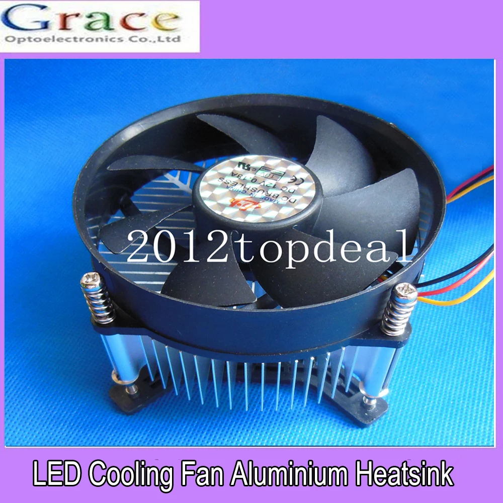 Светодиодный вентилятор охлаждения 50 Вт/100 Вт алюминиевый теплоотвод L: 92xW: 30 мм