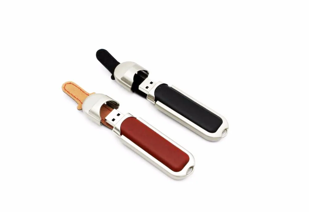 JASTER, новинка, металлическая кожаная флешка, usb флеш-накопитель, 64 ГБ, 32 ГБ, 16 ГБ, 8 ГБ, USB 2,0, карта памяти, флешки, u-диск, модный Меховой чехол